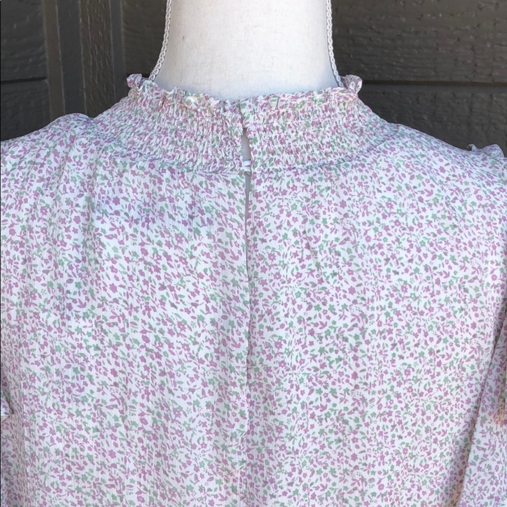 SugarLips Floral Mock Blouse - Picture 3 of 5